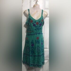 Floral Embroidered Dress